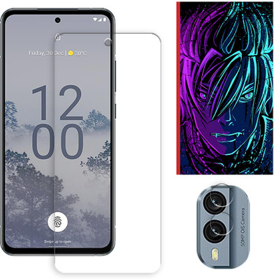 ARBAN Edge To Edge Tempered Glass for Nokia X30 5G Tempered Glass Screen Protector | Anti-Scratch | Edge to Edge Full Coverage | 9H Hardness (1 FRONT SCREEN GUARD + 1 CAMERA LENS PROTECTOR + 1 FREE BACK EMBOSSED SKIN002)(Pack of 1) ARBAN Edge To Edge Tempered Glass for Nokia X30 5G Tempered Glass Screen Protector | Anti-Scratch | Edge to Edge Full Coverage | 9H Hardness (1 FRONT SCREEN GUARD + 1 CAMERA LENS PROTECTOR + 1 FREE BACK EMBOSSED SKIN002)(Pack of 1)