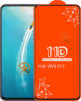 SEVEN7STAR Edge To Edge Tempered Glass for VIVO V17(Pack of 1)