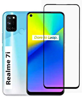 iCopertina Edge To Edge Tempered Glass for Realme 7i(Pack of 1)
