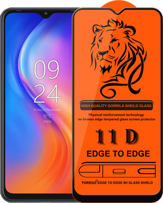 Forego Edge To Edge Tempered Glass for Tecno SPARK 7 Plus(Pack of 1)