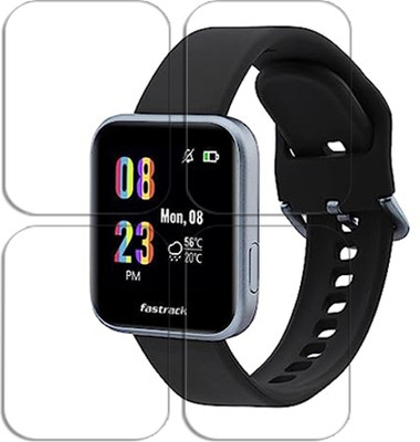 ARBAN Edge To Edge Tempered Glass for Fastrack Reflex 1.4 inch SMARTWATCH SCREEN GUARD(Pack of 4)