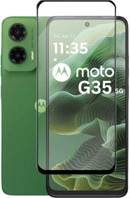 Fablue Edge To Edge Tempered Glass for Motorola G35 5G, Moto G35 5G, Motorola Moto G35 5G(Pack of 1)