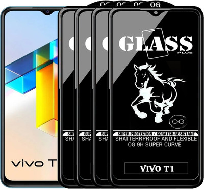 PFOAM Edge To Edge Tempered Glass for VIVO T1(Pack of 4)