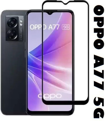 welldesign Edge To Edge Tempered Glass for Oppo A77 5G(Pack of 1)