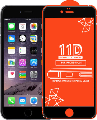 Roxel Edge To Edge Tempered Glass for Apple iPhone 6 Plus(Pack of 1)