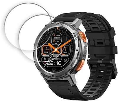 ARBAN Edge To Edge Tempered Glass for Smart Watches KOSPET TANK T2 Sport Watch Custom Watch Smart For Ios Android 1.43 inch SMARTWATCH SCREEN GUARD(Pack of 2)