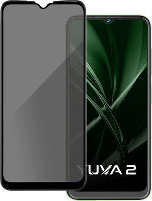 HUPSHY Edge To Edge Tempered Glass for Lava Yuva 2(Pack of 1)