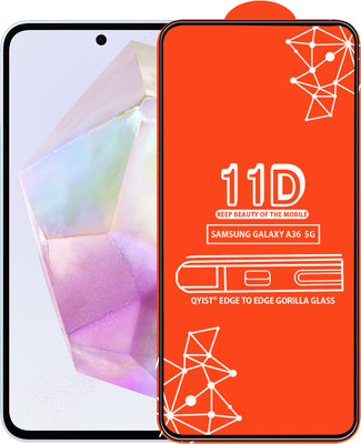 Qyist Edge To Edge Tempered Glass for SAMSUNG GALAXY A36(Pack of 1)