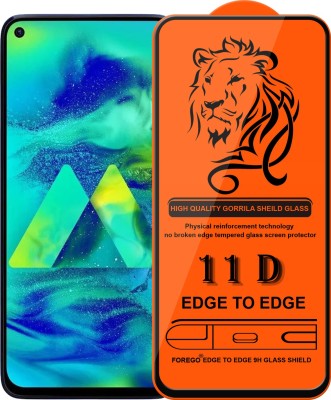 Forego Edge To Edge Tempered Glass for SAMSUNG Galaxy M40(Pack of 1)