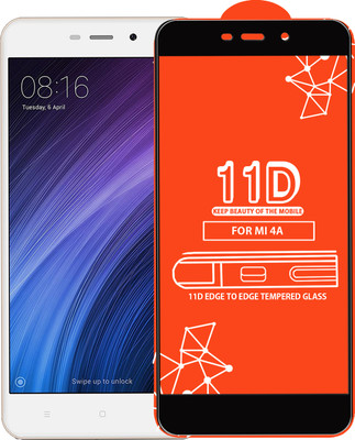 Roxel Edge To Edge Tempered Glass for Mi Redmi 4A(Pack of 1)