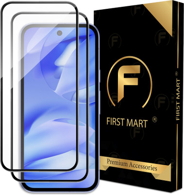 FIRST MART Edge To Edge Tempered Glass for Google Pixel 9A 5G, Google Pixel 9A, Pixel 9A 5G(Pack of 2)