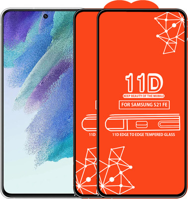 Roxel Edge To Edge Tempered Glass for Samsung Galaxy S21 Fe(Pack of 2)
