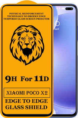 SUNSHINE Edge To Edge Tempered Glass for POCO X2(Pack of 1)