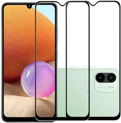 AARERED Edge To Edge Tempered Glass for Poco C50, POCO C50(Pack of 2)
