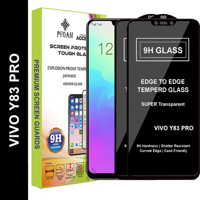 PFOAM Edge To Edge Tempered Glass for VIVO Y83 PRO(Pack of 2)