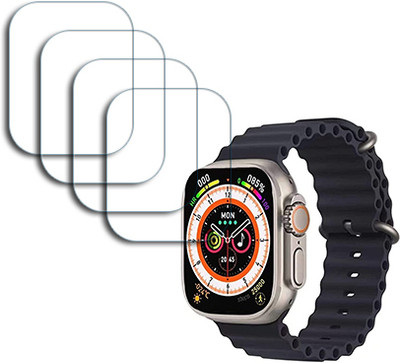 ARBAN Edge To Edge Tempered Glass for T900 Ultra Calling Series 8 2.09 inch SMARTWATCH SCREEN GUARD(Pack of 4)