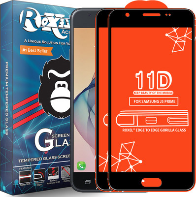 Roxel Edge To Edge Tempered Glass for Samsung Galaxy J5 Prime(Pack of 2)