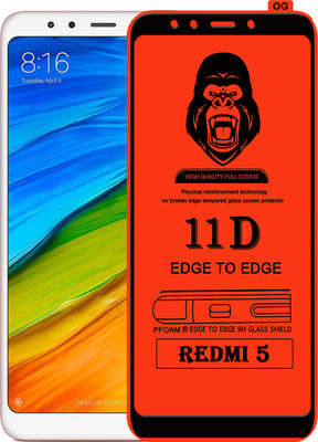 Rofix star Edge To Edge Tempered Glass for Mi Redmi 5(Pack of 1)