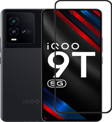 BRENZZ Edge To Edge Tempered Glass for Vivo iQOO 9T 5G, iQOO 9T 5G(Pack of 1)