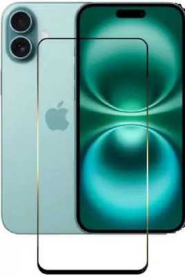 AKSHUD Edge To Edge Tempered Glass for Apple iPhone 16, iPhone 16(Pack of 1)