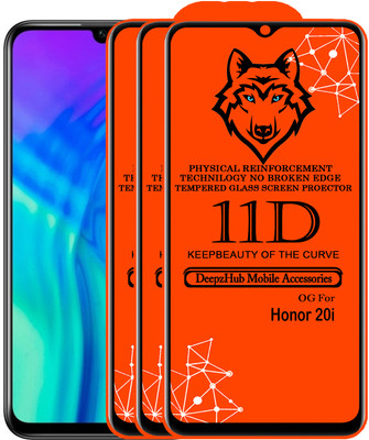 DeepzHub Edge To Edge Tempered Glass for Honor 20i(Pack of 3)