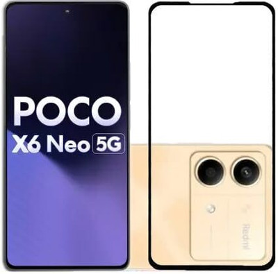 Flipkart SmartBuy Edge To Edge Tempered Glass for POCO X6 Neo 5G(Pack of 1)