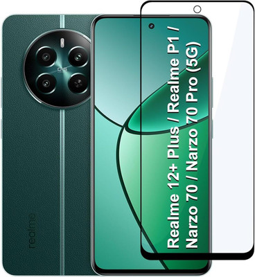 KRBL Edge To Edge Screen Guard for Realme 12+ Plus-Realme P1-Narzo 70-70Pro-iQOO 12 (5G)(Pack of 1)