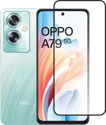 1DOLLAR Edge To Edge Tempered Glass for Oppo A79 5G [High-Quality](Pack of 1)