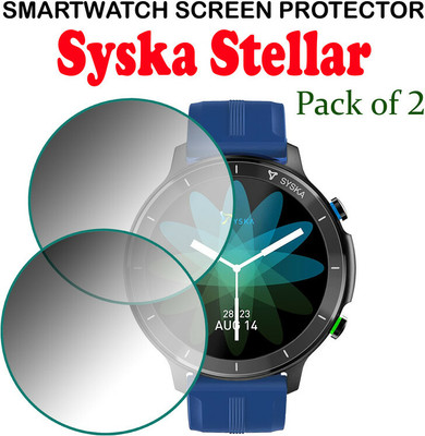 YCHROZE Edge To Edge Tempered Glass for Syska Stellar(Pack of 2)
