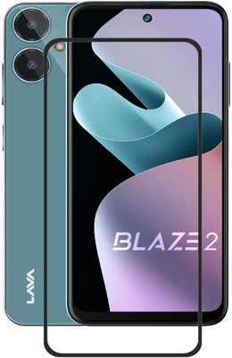 NSTAR Edge To Edge Tempered Glass for Lava Blaze 2(Pack of 1)