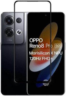 Caseline Edge To Edge Tempered Glass for OPPO Reno8 Pro(Pack of 1)