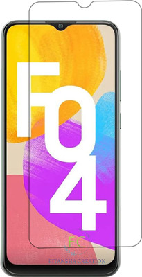 EITANSHA CREATION Edge To Edge Tempered Glass for Samsung Galaxy F04 5G, Samsung Galaxy M04 5G(Pack of 1)