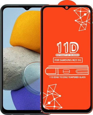 Qyist Edge To Edge Tempered Glass for Samsung Galaxy M23 5G(Pack of 1)