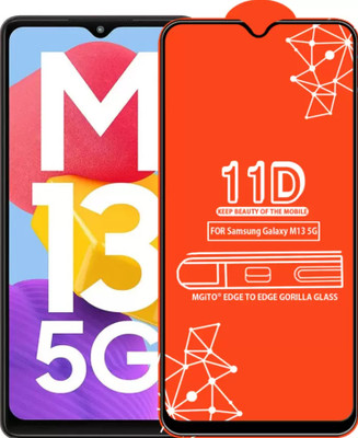 FlipSmartGuard Edge To Edge Tempered Glass for Samsung Galaxy M13 5G(Pack of 1)