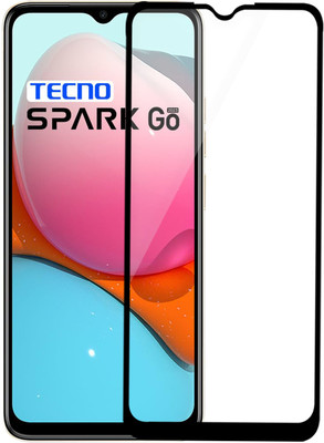 HUPSHY Edge To Edge Tempered Glass for Tecno Spark Go 2023(Pack of 1)