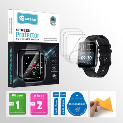 ARBAN Edge To Edge Tempered Glass for Fire-Boltt Max 1.78 inch Smartwatch 4 PROTECTOR + 4 WIPES + 4 DUST REMOVAL STICKER + 1 WIPER(Pack of 4) ARBAN Edge To Edge Tempered Glass for Fire-Boltt Max 1.78 inch Smartwatch 4 PROTECTOR + 4 WIPES + 4 DUST REMOVAL STICKER + 1 WIPER(Pack of 4)
