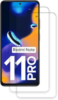 SOMTONE Edge To Edge Tempered Glass for Xiaomi Redmi Note 11 Pro+ 5G TEMPERED GUARD FRONTP2(Pack of 2)
