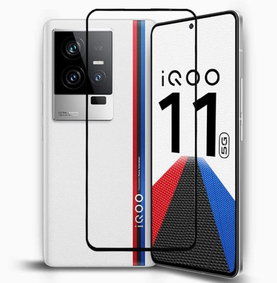 Bodoma Edge To Edge Tempered Glass for iQOO 11 5G(Pack of 1)