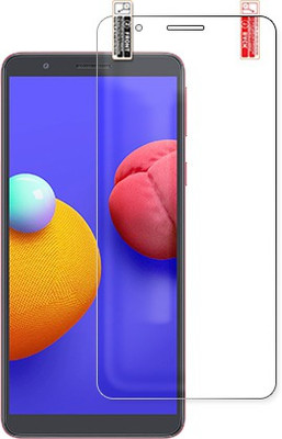 SOMTONE Edge To Edge Tempered Glass for Samsung Galaxy M01 Core Front Tempered Glass(Pack of 1)