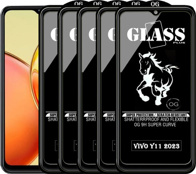 PFOAM Edge To Edge Tempered Glass for VIVO Y11 2023(Pack of 5)