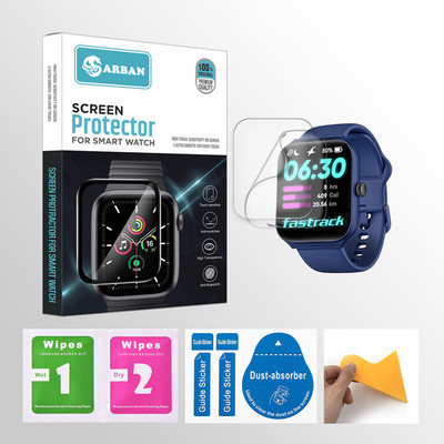 20SKY Impossible Screen Guard for Fastrack Limitless FS1 1.95 inch Smartwatch(Pack of 2)