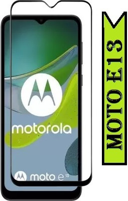 CASEHUNT Edge To Edge Tempered Glass for MOTOROLA MOTO E13(Pack of 1)