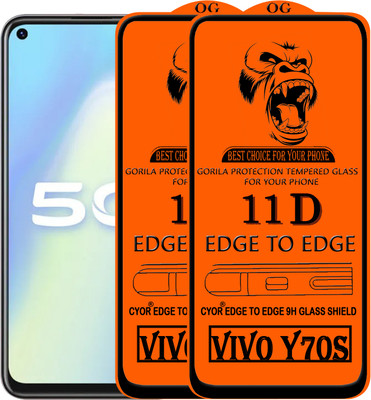 CYOR Edge To Edge Tempered Glass for VIVO Y70S(Pack of 2)