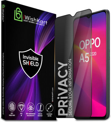 iWishKart Edge To Edge Tempered Glass for Oppo A5 2020(Pack of 1)