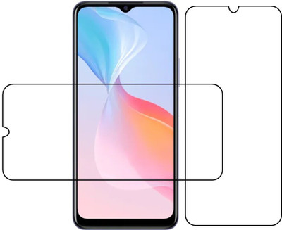 HINDU Edge To Edge Screen Guard for VIVO Y21T smart mobile Tempered Glass impossible plastic & Fiber VIVO Y21T(Pack of 1)