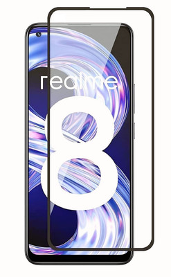 O2MG Edge To Edge Tempered Glass for realme 8i(Pack of 1)