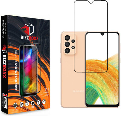 BizzBoxx Edge To Edge Tempered Glass for Samsung Galaxy A33 5G, Samsung Galaxy A32 4G, Samsung Galaxy M32 4G, Samsung Galaxy F22, Samsung Galaxy A22 4G(Pack of 1)