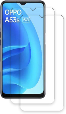 ARBAN Edge To Edge Tempered Glass for Oppo A53s 5G TEMPERED GUARD FRONTP2(Pack of 2)