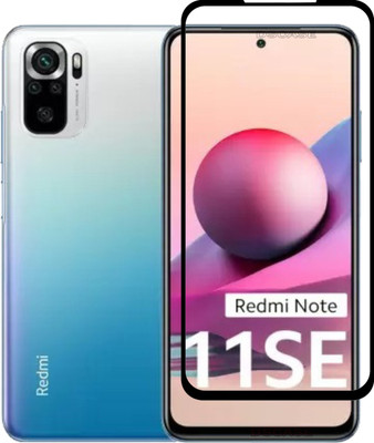 DSCASE Edge To Edge Tempered Glass for REDMI Note 11 SE, xiaomi Note 11 SE, MI Note 11 SE(Pack of 1)