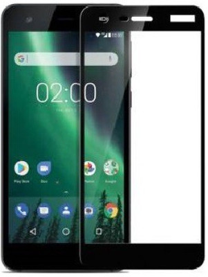 RCHJV Edge To Edge Tempered Glass for Nokia 2(Pack of 1)